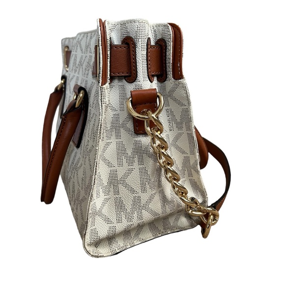 LIKE NEW Michael Kors Hamilton Satchel Bag - Picture 7 of 17